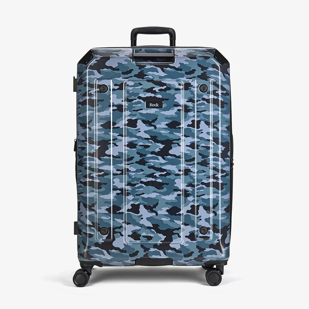 Alpine Set of 3 Suitcases in Blue Camouflage - Image 3