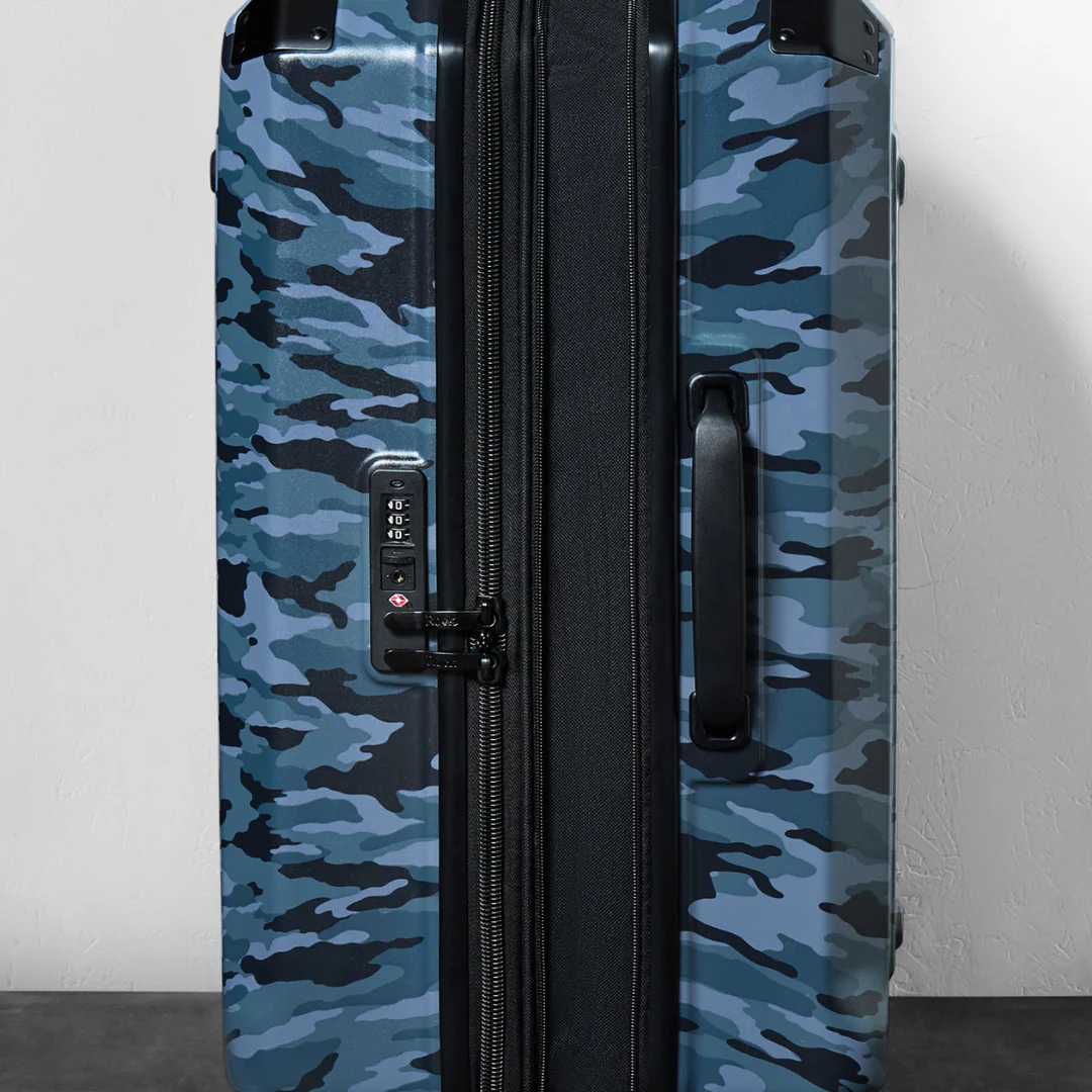 Alpine Set of 3 Suitcases in Blue Camouflage - Image 7
