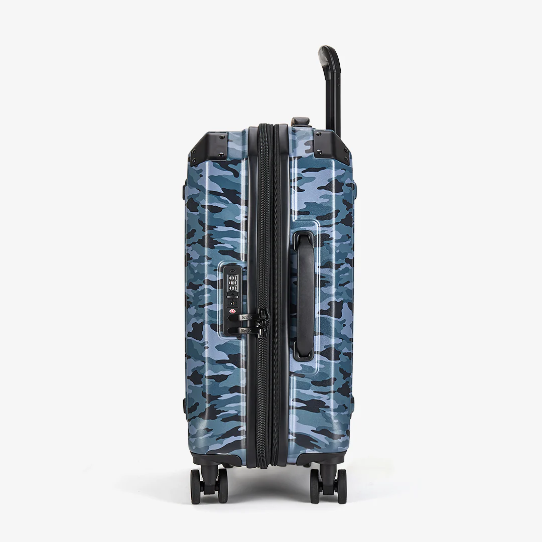 Alpine Small Suitcase in Blue Camoflage - Image 3