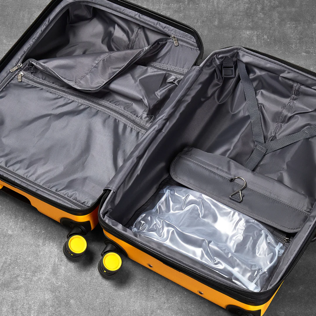 Alpine Small Suitcase in Yellow - Image 5