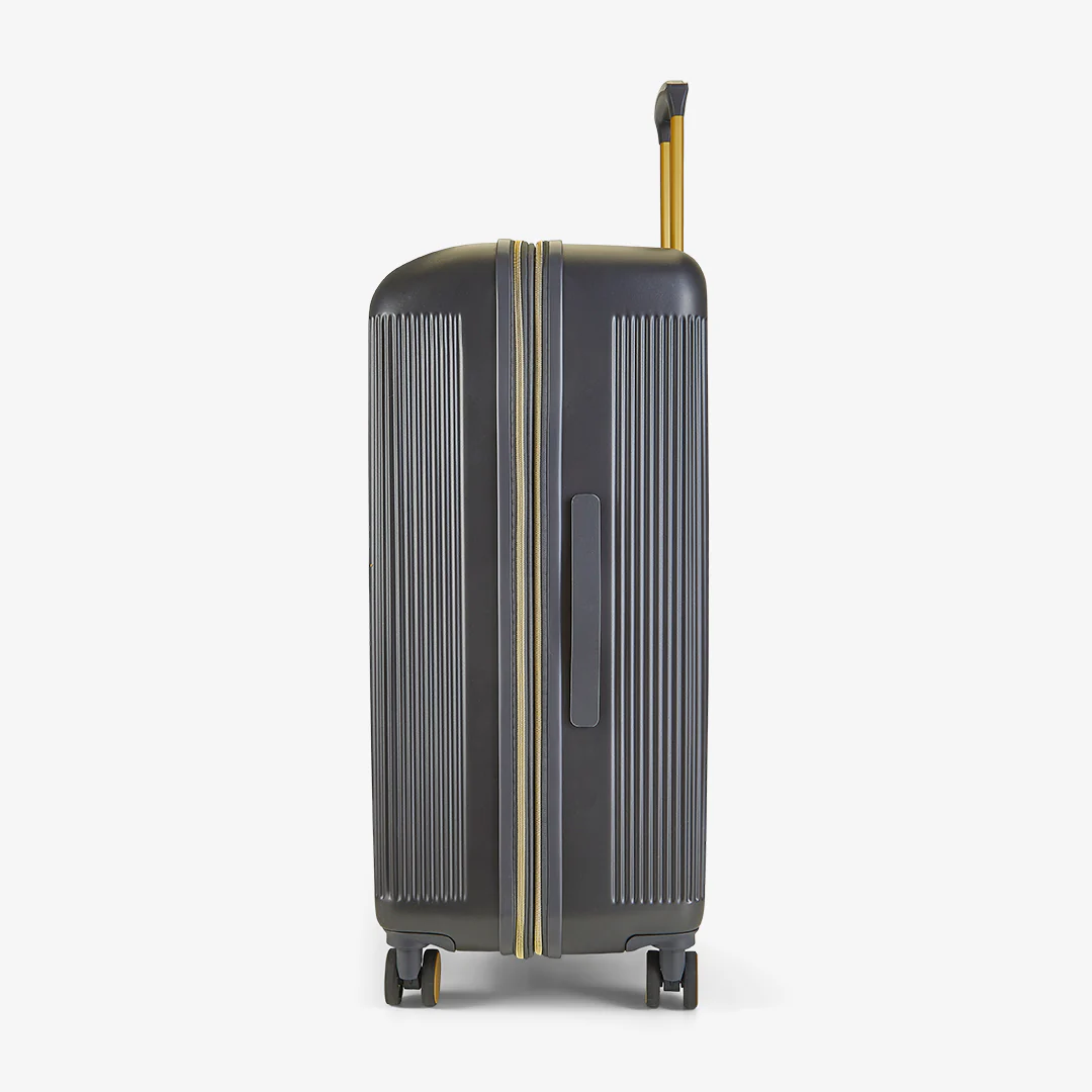 Aria Set of 3 Suitcase in Charcoal + Gold - Image 3