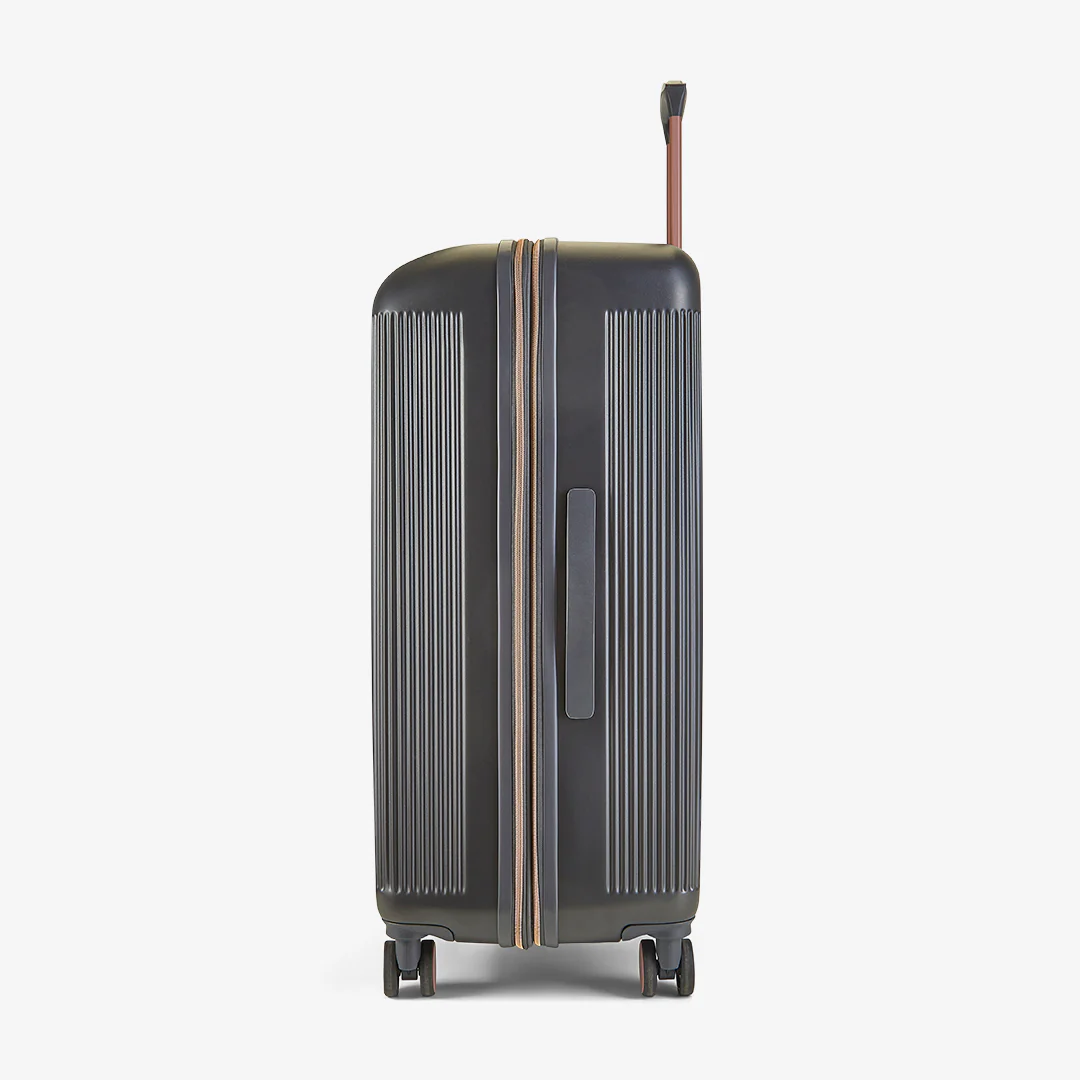 Aria Set of 3 Suitcases in Charcoal + Rose Gold - Image 3