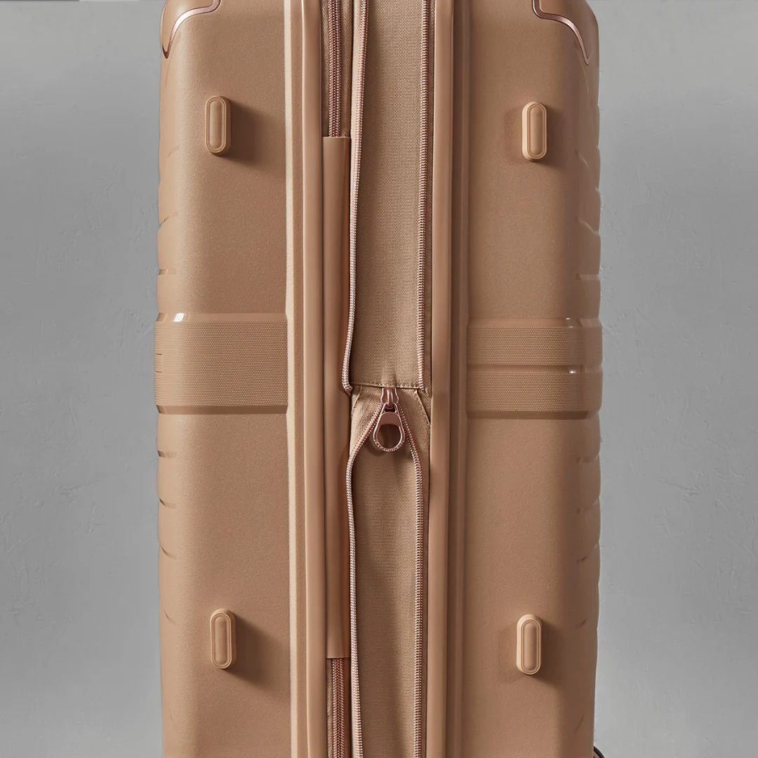 Astrid Large Suitcase in Beige - Image 7