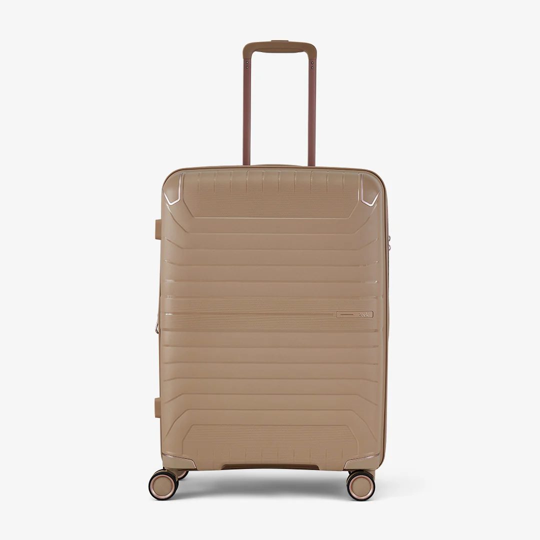 Astrid Medium Suitcase in Beige - Image 2