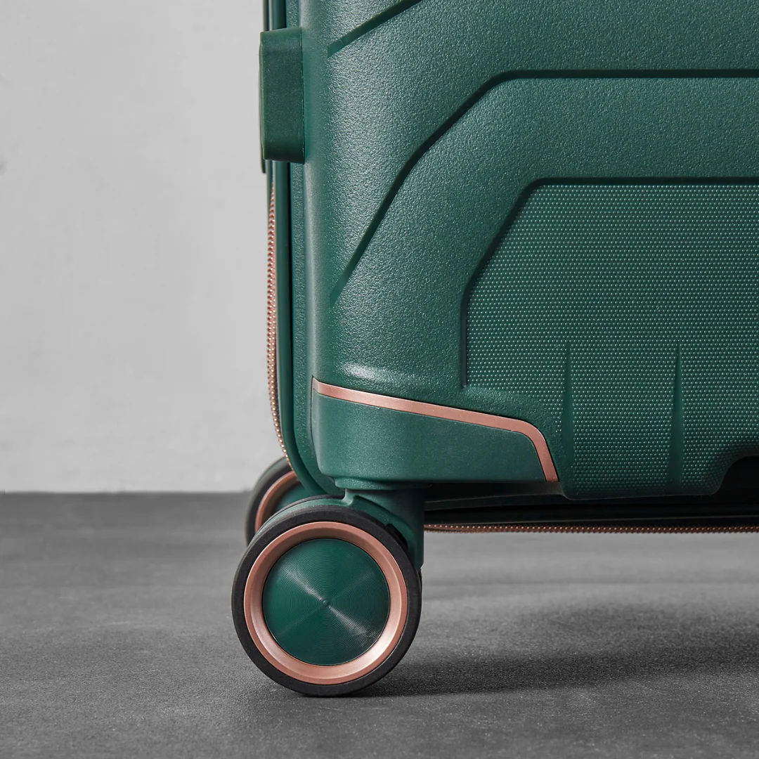 Astrid Medium Suitcase in Dark Green - Image 4