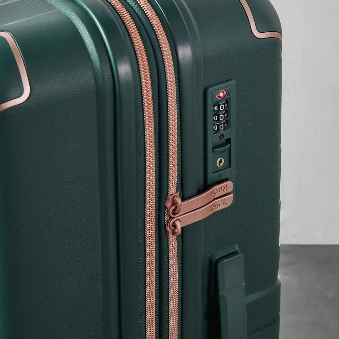 Astrid Medium Suitcase in Dark Green - Image 6