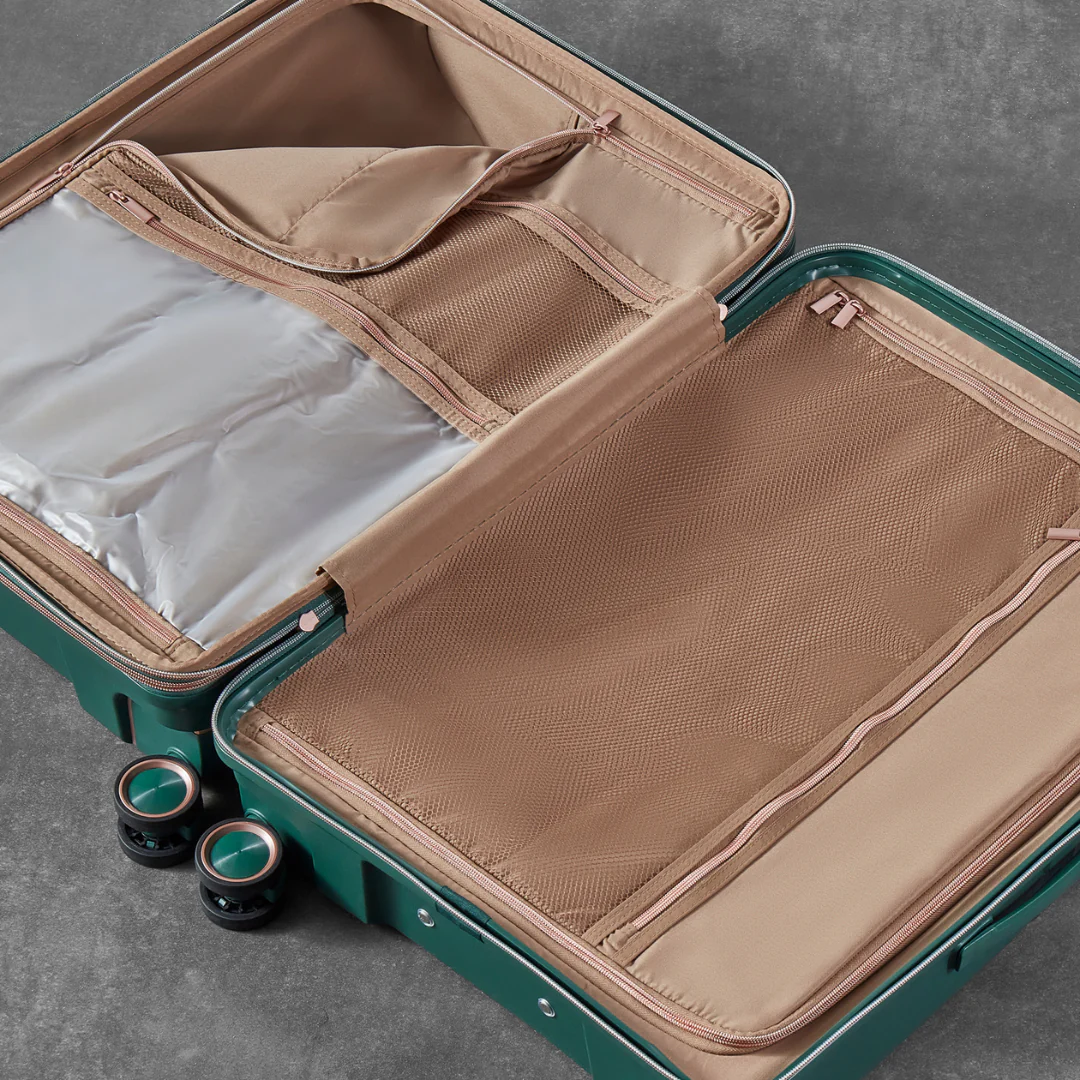 Astrid Small Suitcase in Dark Green - Image 5