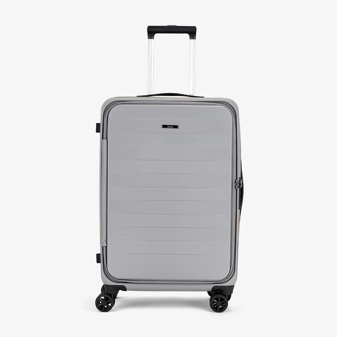 Eden Medium Suitcase in Grey - Image 2