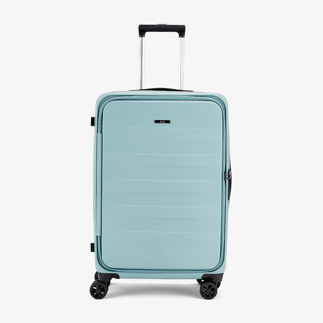 Eden Medium Suitcase in Seafoam Blue - Image 2