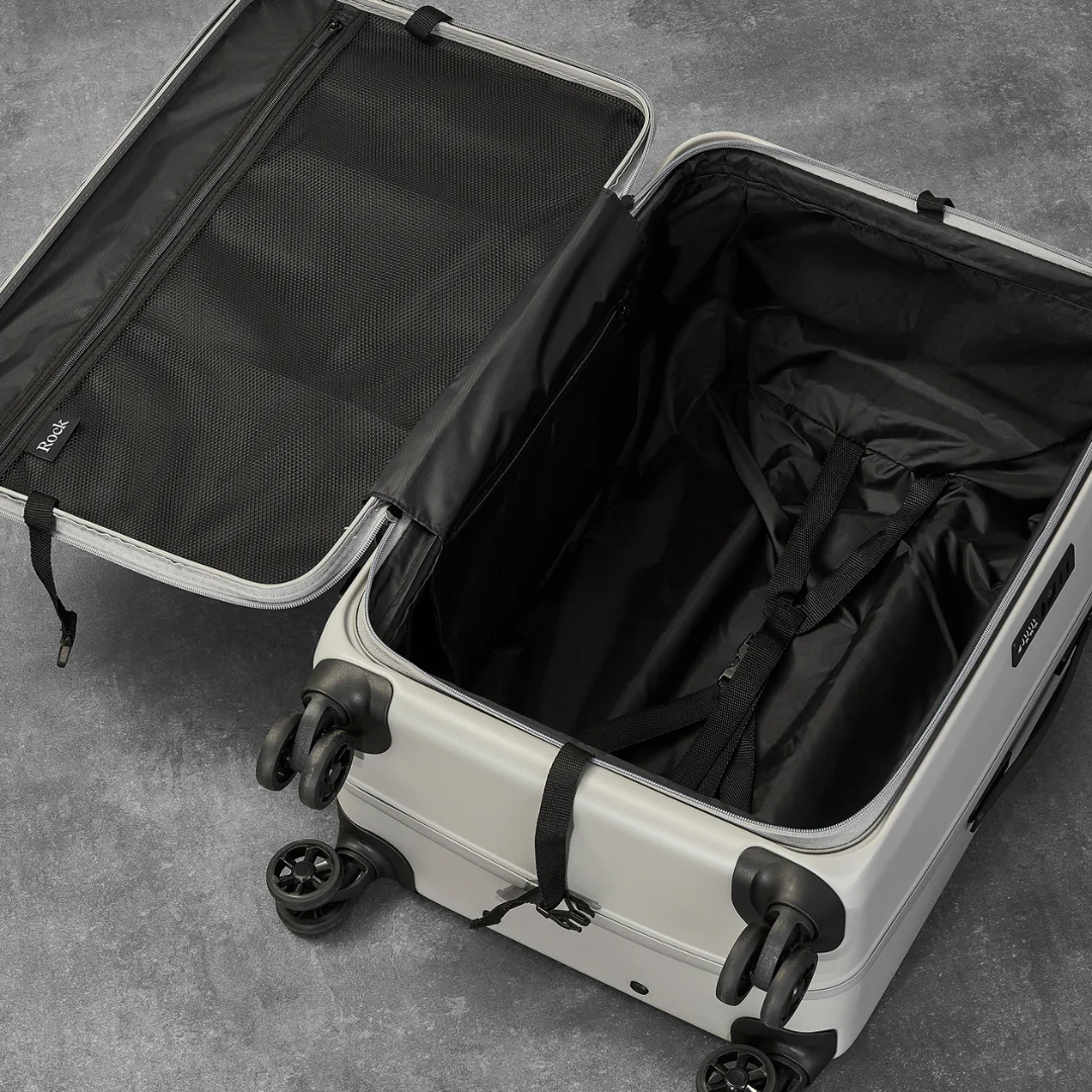 Eden Set of 3 Suitcases in Grey - Image 6