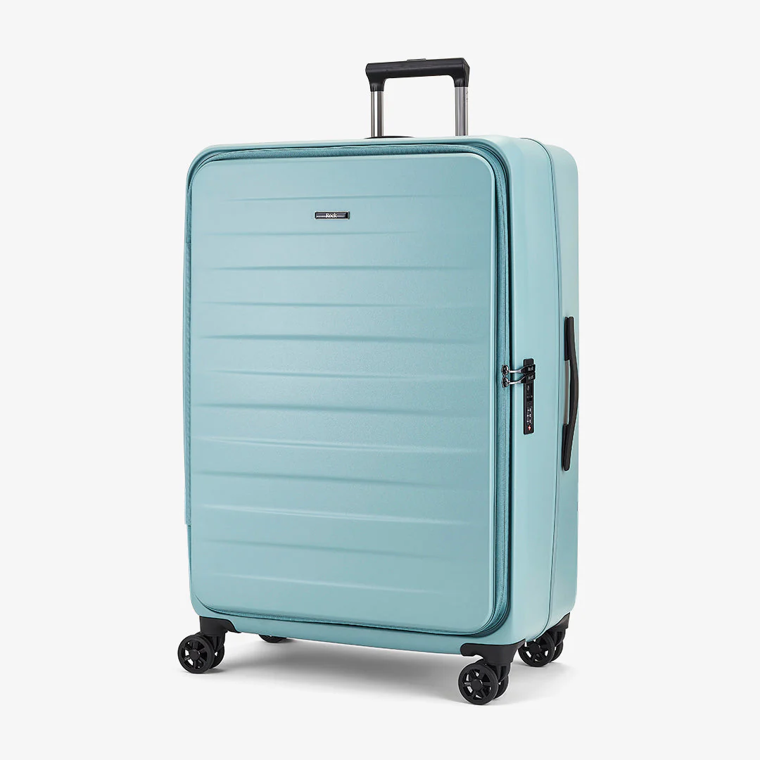 Eden Set of 3 Suitcases in Seafoam Blue - Image 2