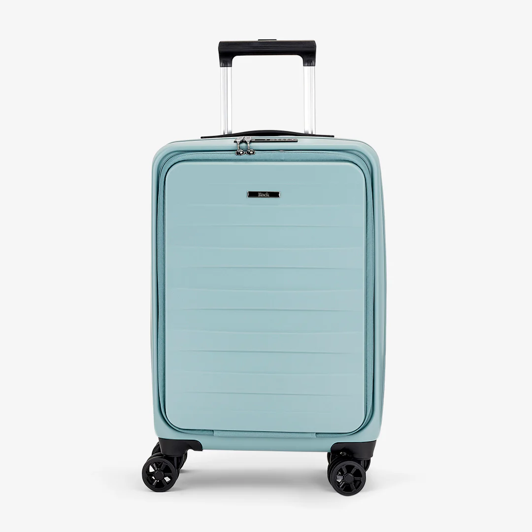 Eden Small Suitcase in Seafoam Blue - Image 2