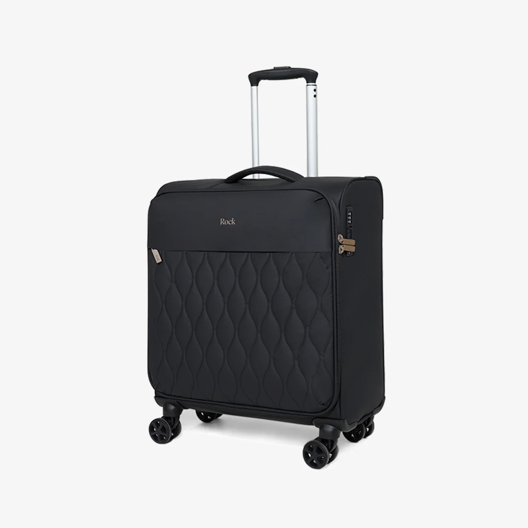 Ember Small Plus Suitcase in Black