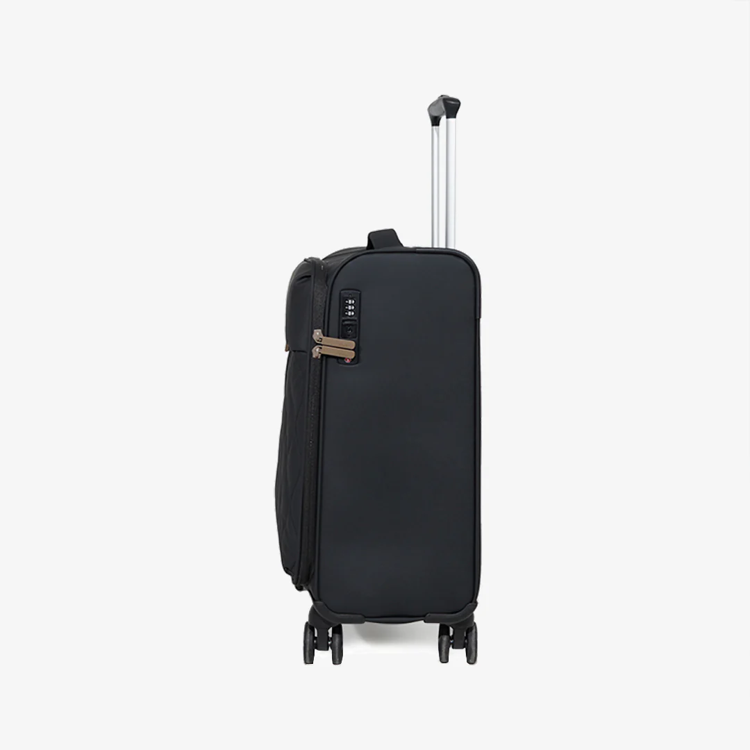 Ember Small Plus Suitcase in Black - Image 3