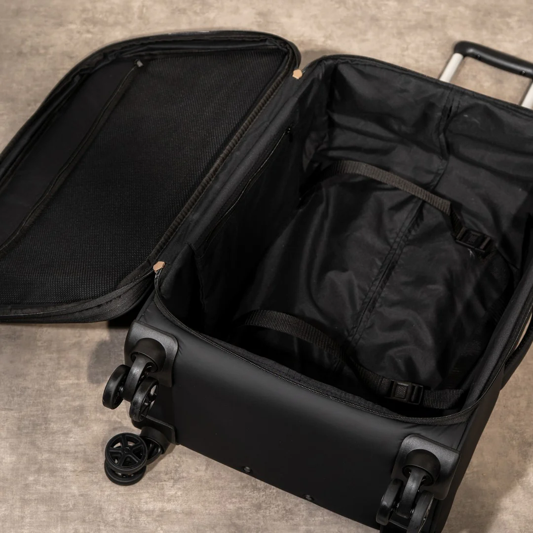 Ember Small Plus Suitcase in Black - Image 6