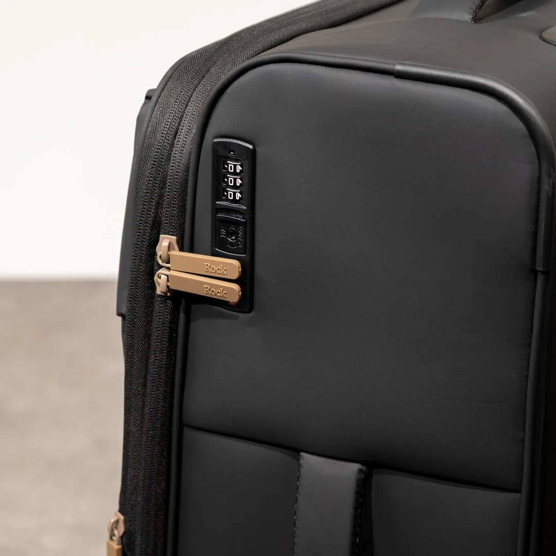 Ember Small Plus Suitcase in Black - Image 7