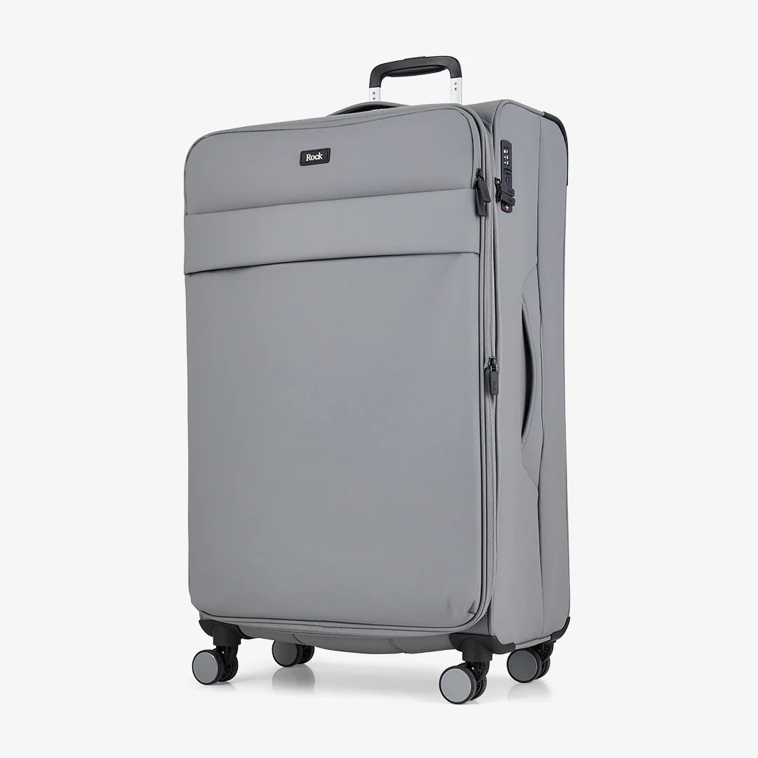 Harper Large Suitcase in Grey