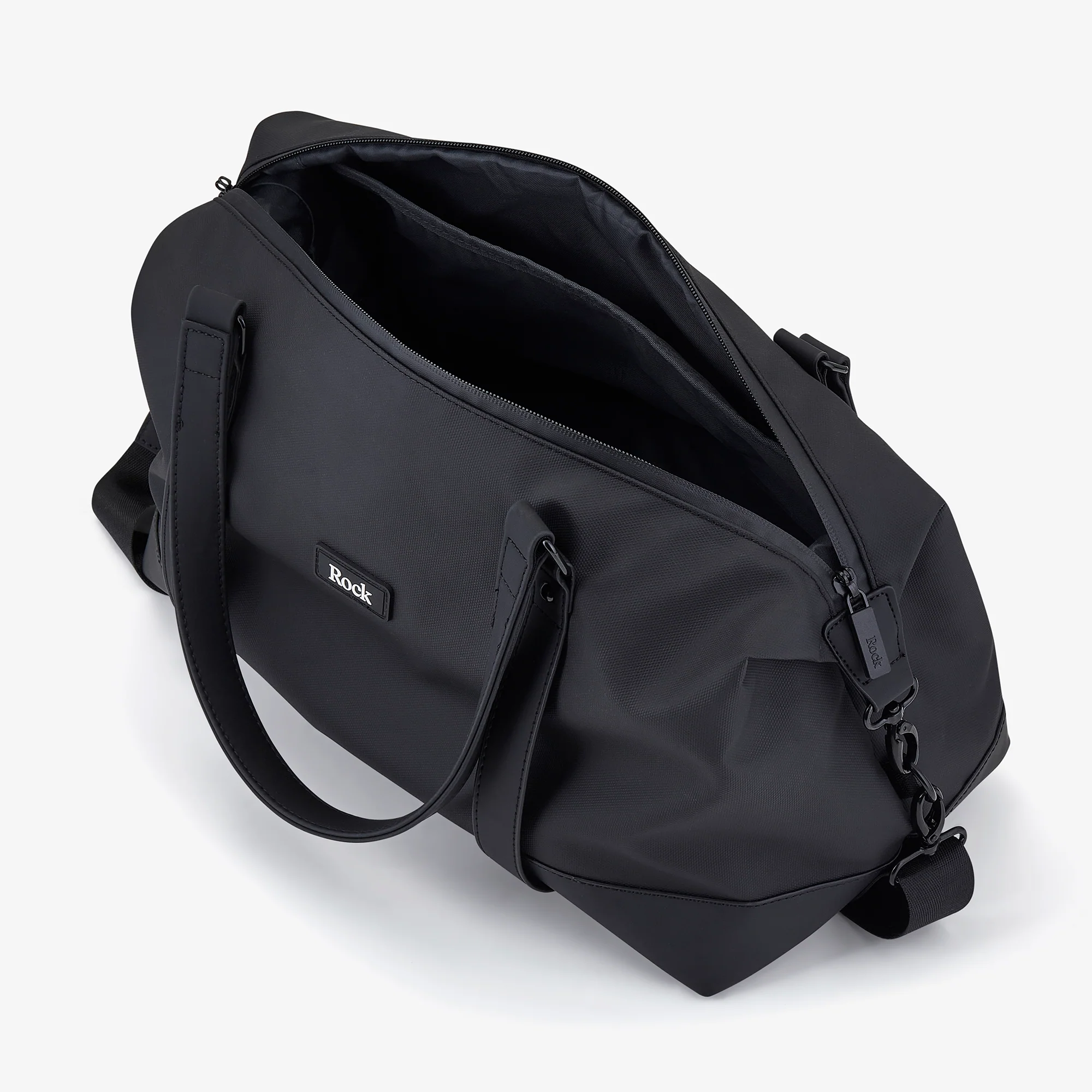 Harper Medium Holdall In Black - Image 5