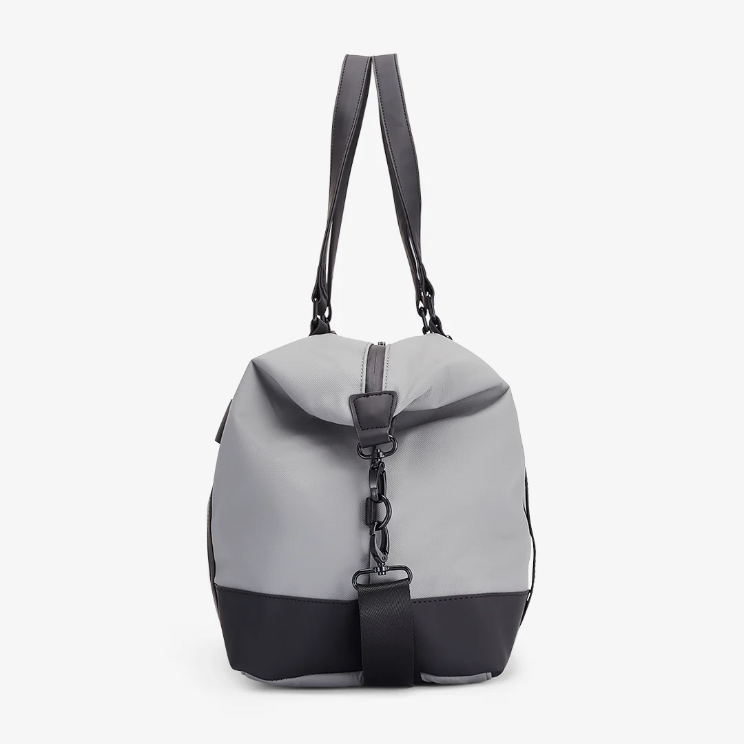 Harper Medium Holdall In Grey - Image 3