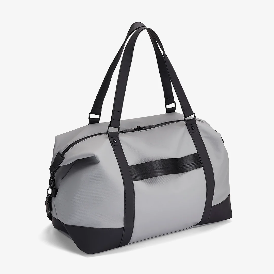 Harper Medium Holdall In Grey - Image 4