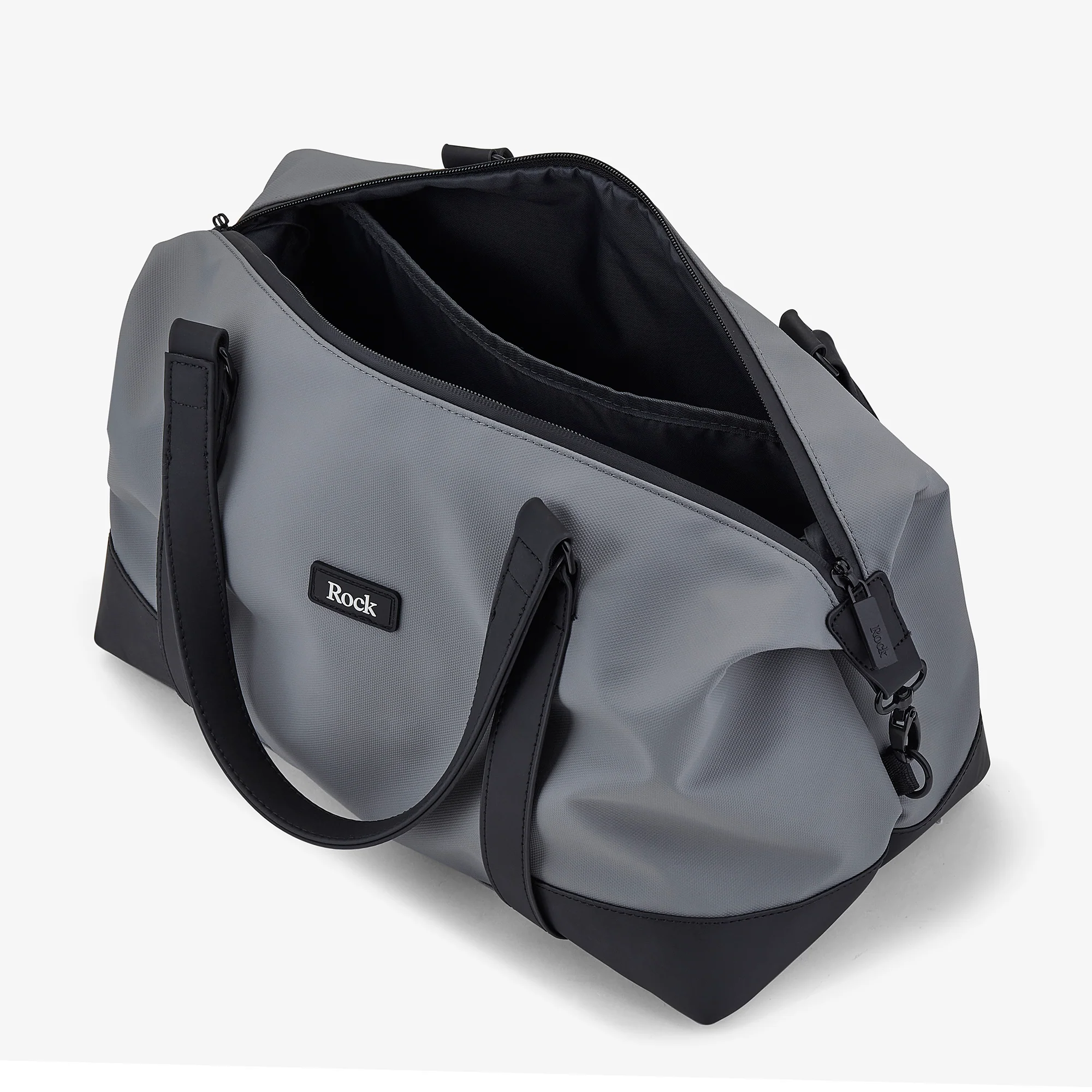 Harper Medium Holdall In Grey - Image 5
