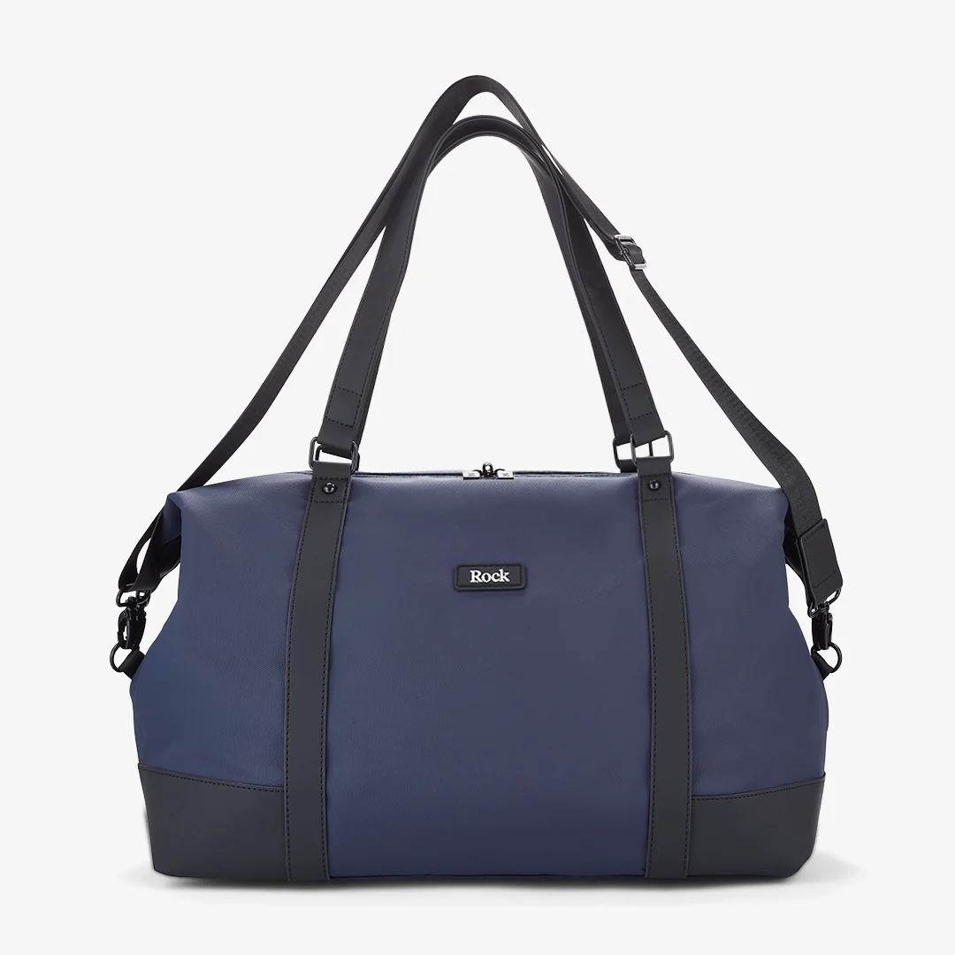 Harper Medium Holdall In Navy - Image 2