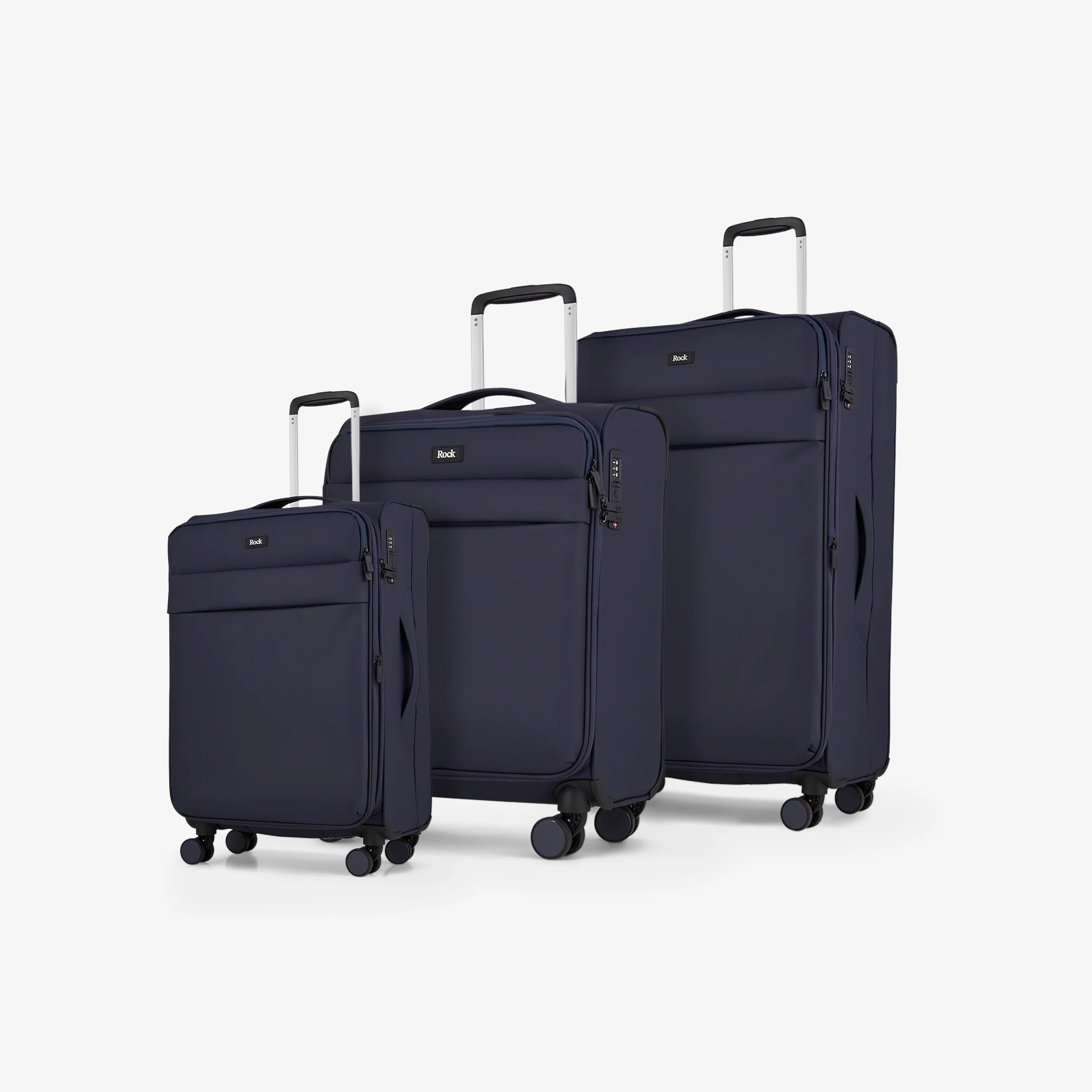 Harper Set of 3 Suitcases in Navy