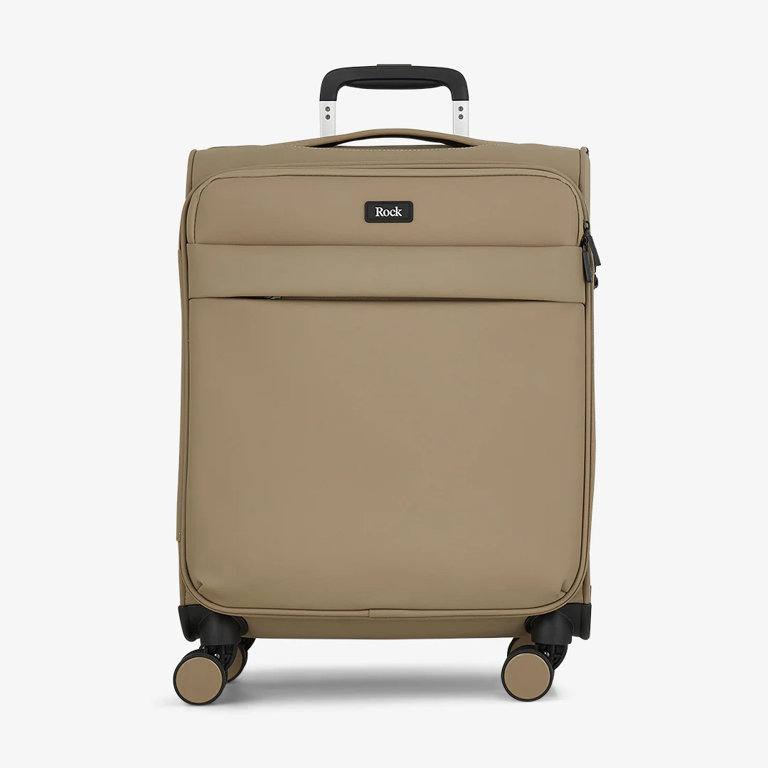 Harper Small Suitcase in Beige - Image 2