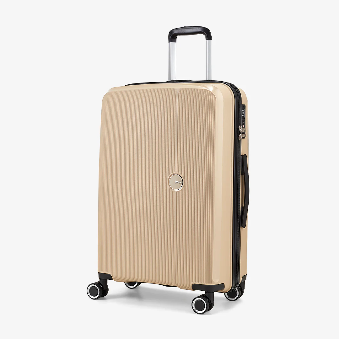 Hudson Medium Suitcase in Champagne
