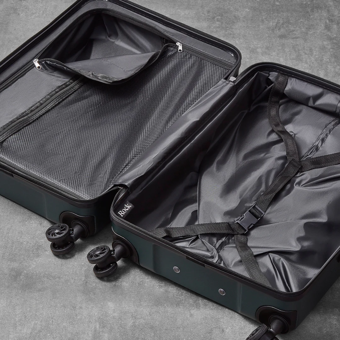 Lincoln Large Suitcase in Forest Green - Image 5