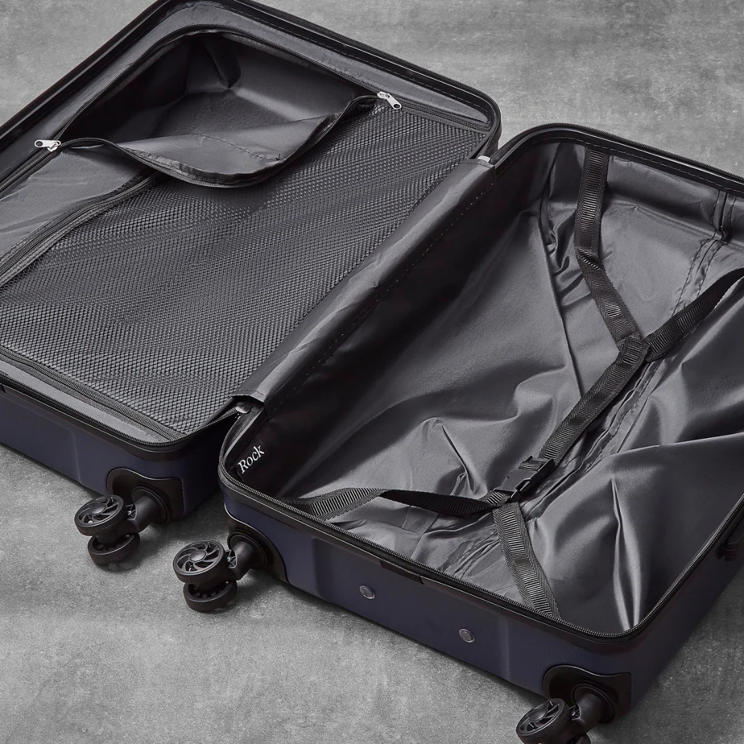 Lincoln Medium Suitcase in Navy - Image 5