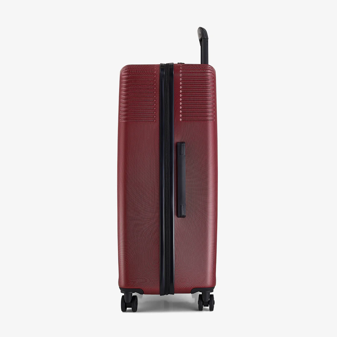 Lincoln Set of 3 Suitcases in Burgundy - Image 4