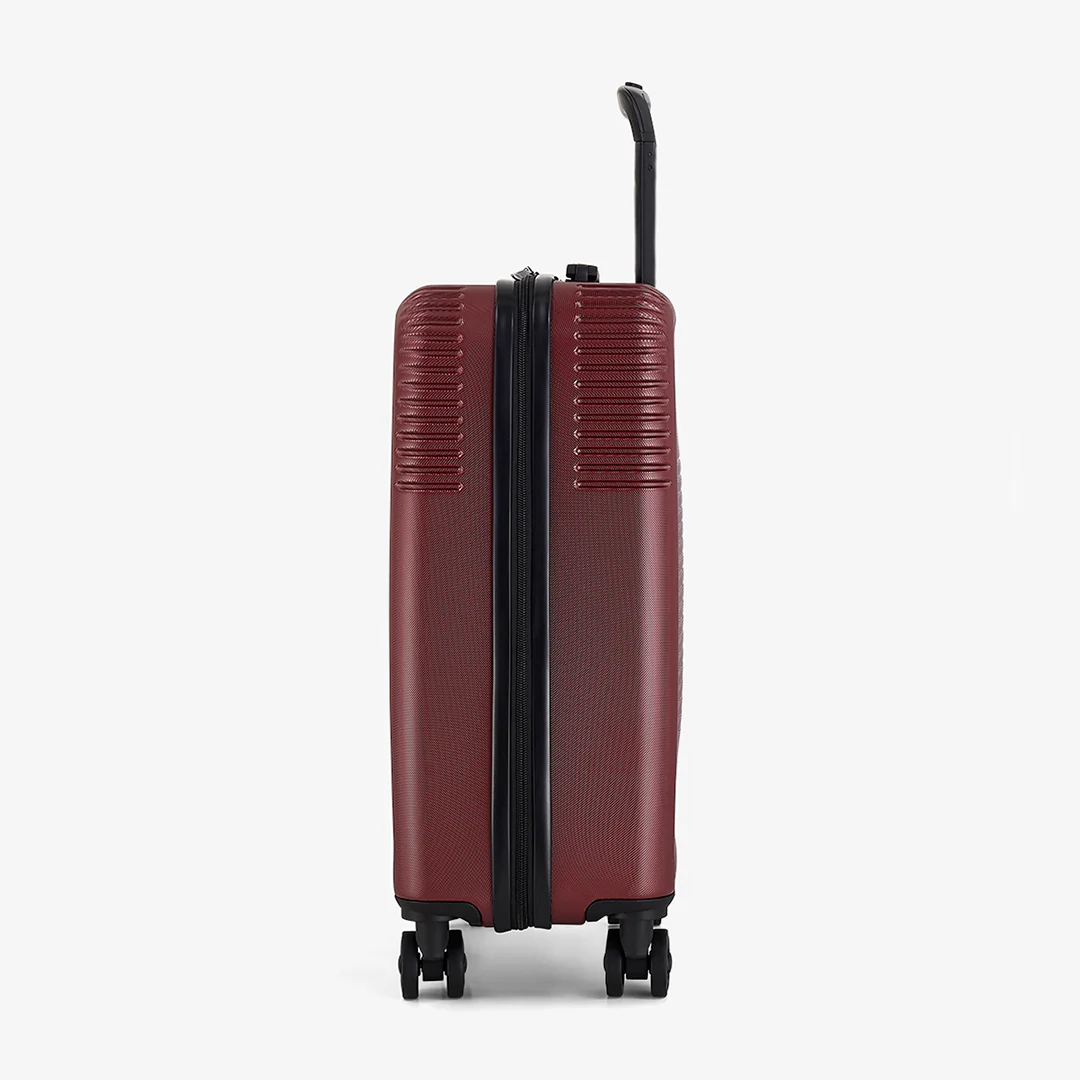 Lincoln Small Suitcase in Burgundy - Image 3