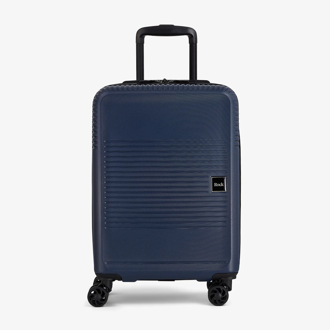 Lincoln Small Suitcase in Navy - Image 2