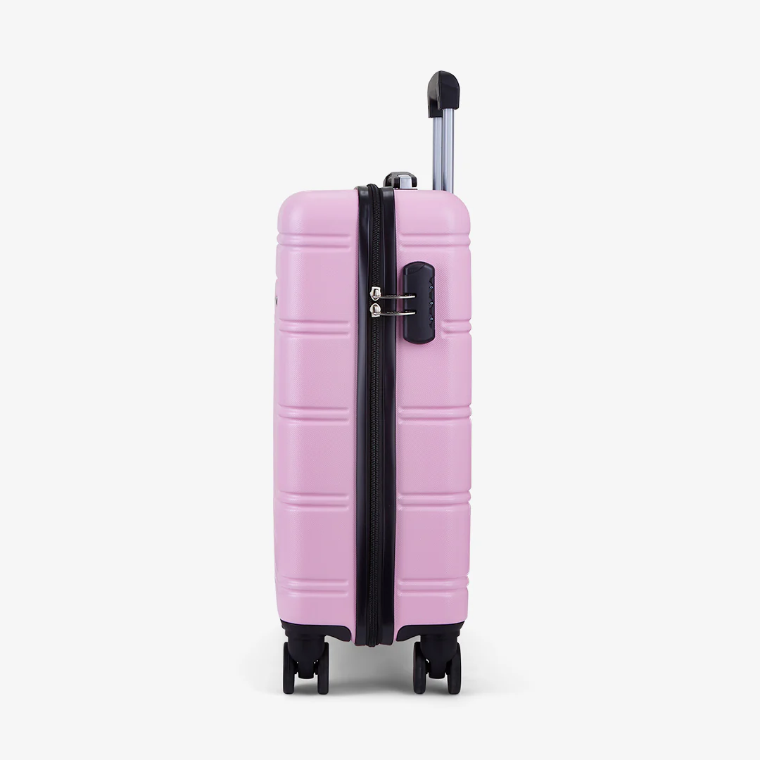 Lisbon Small Suitcase in Powder Pink - Image 3