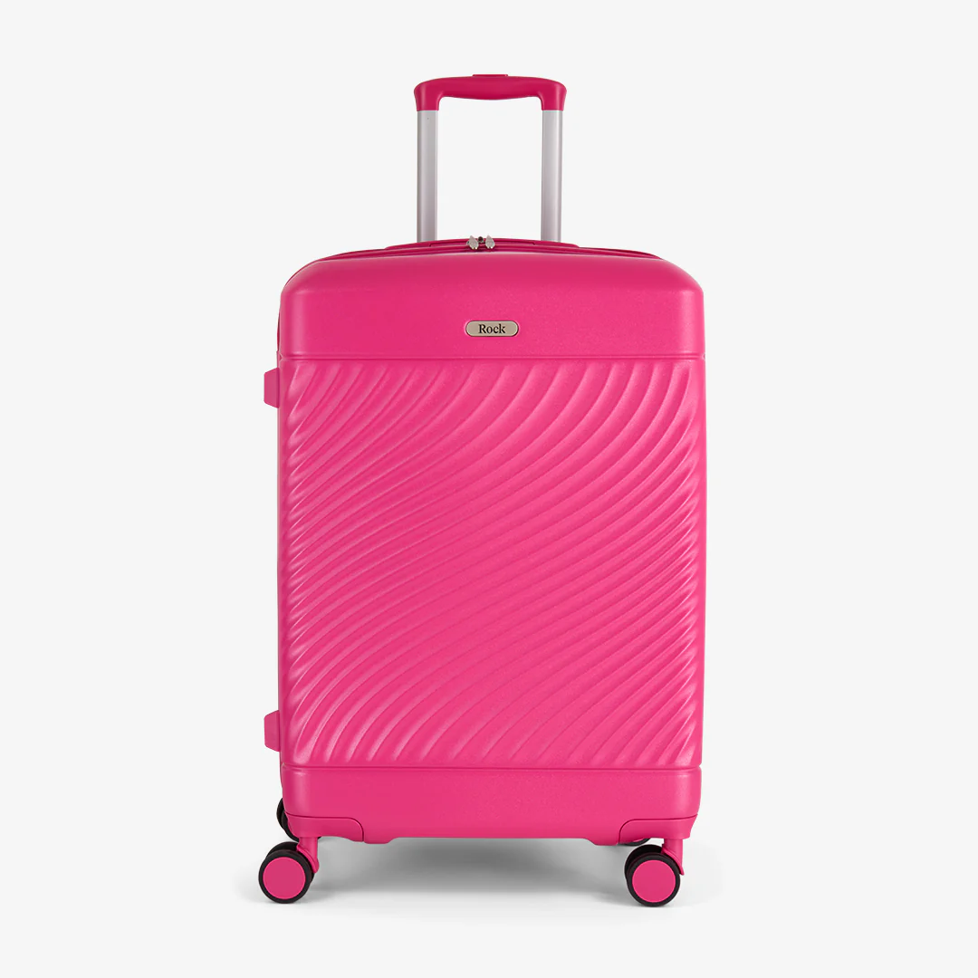 Love Island Medium Suitcase in Pink - Image 2