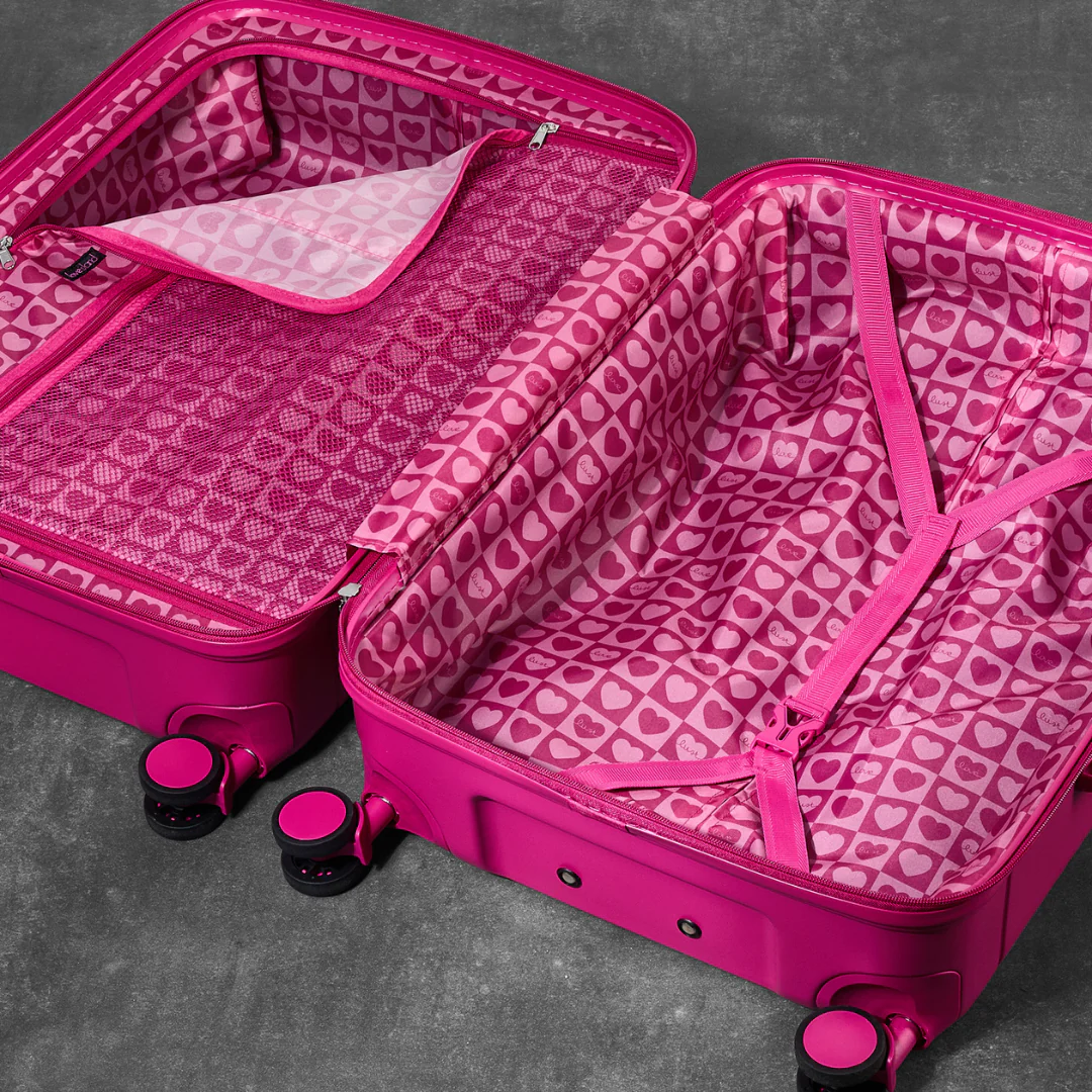 Love Island Small Suitcase in Pink - Image 5