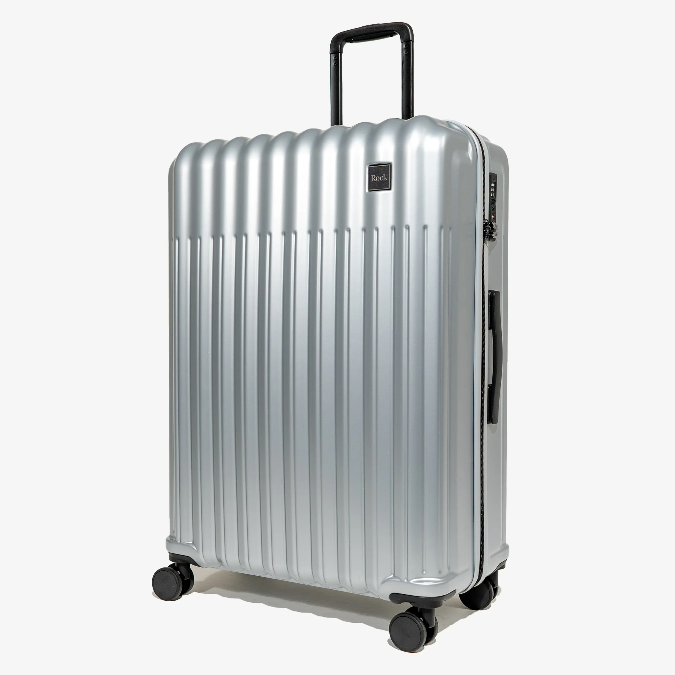 Luna Large Suitcase in Silver