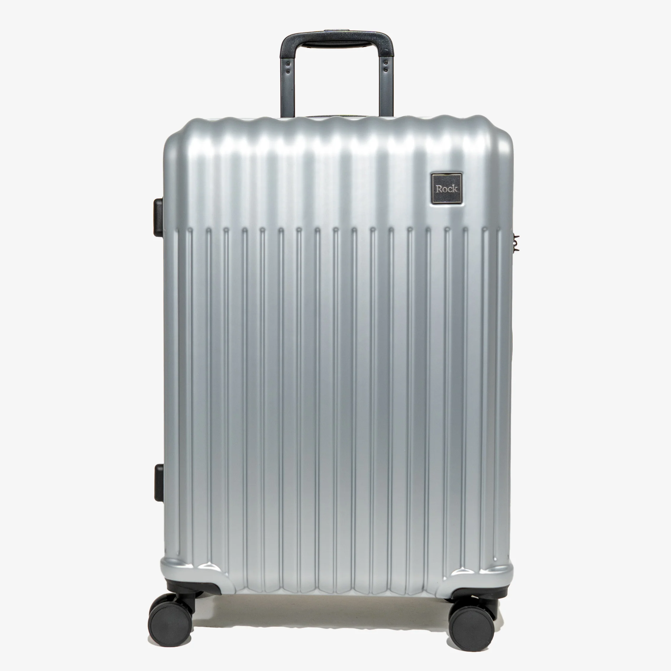 Luna Medium Suitcase in Silver - Image 2