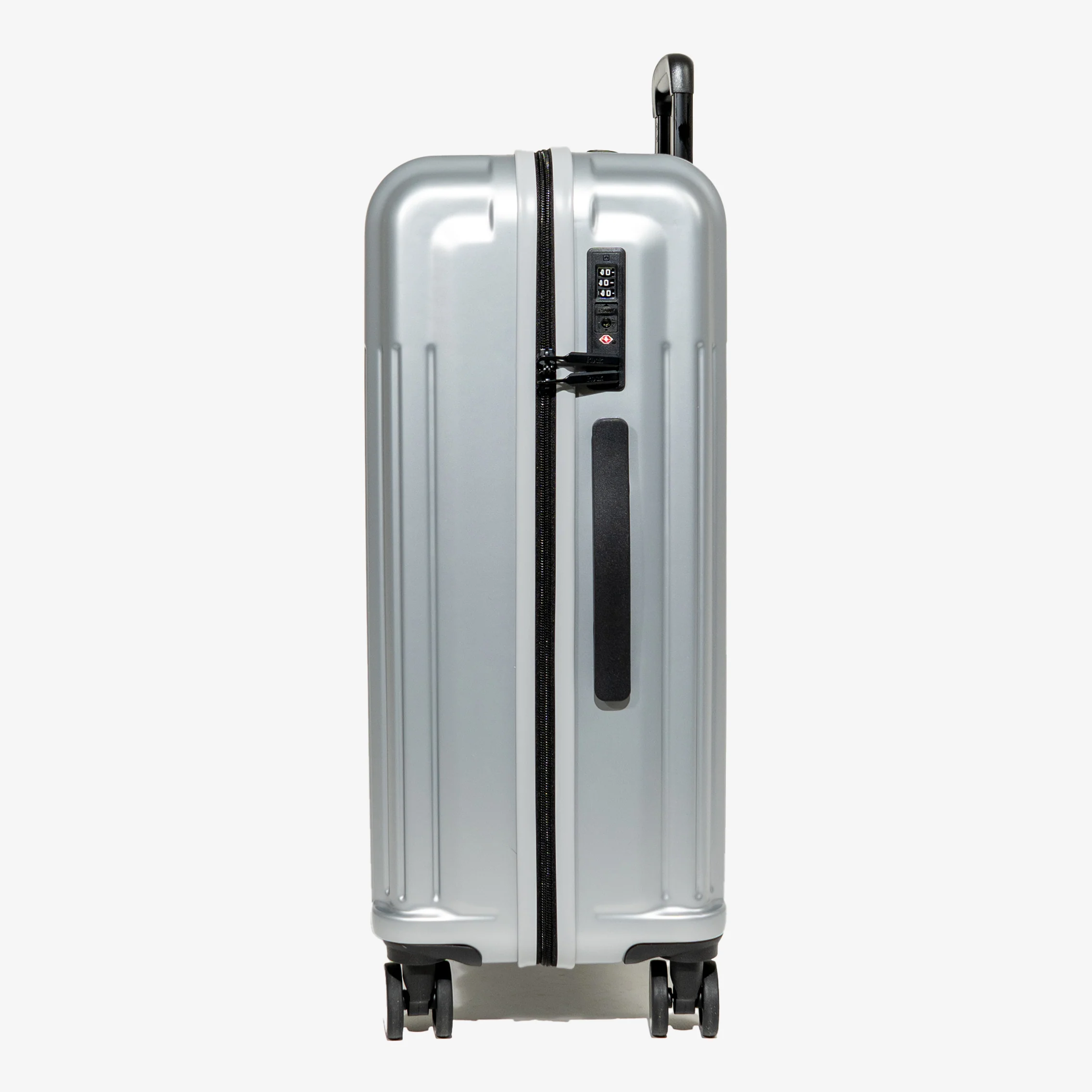 Luna Medium Suitcase in Silver - Image 3
