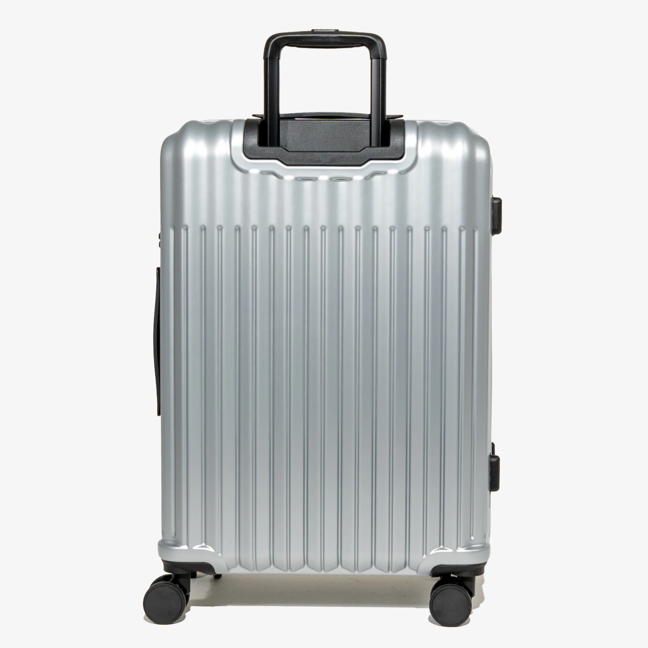 Luna Medium Suitcase in Silver - Image 4