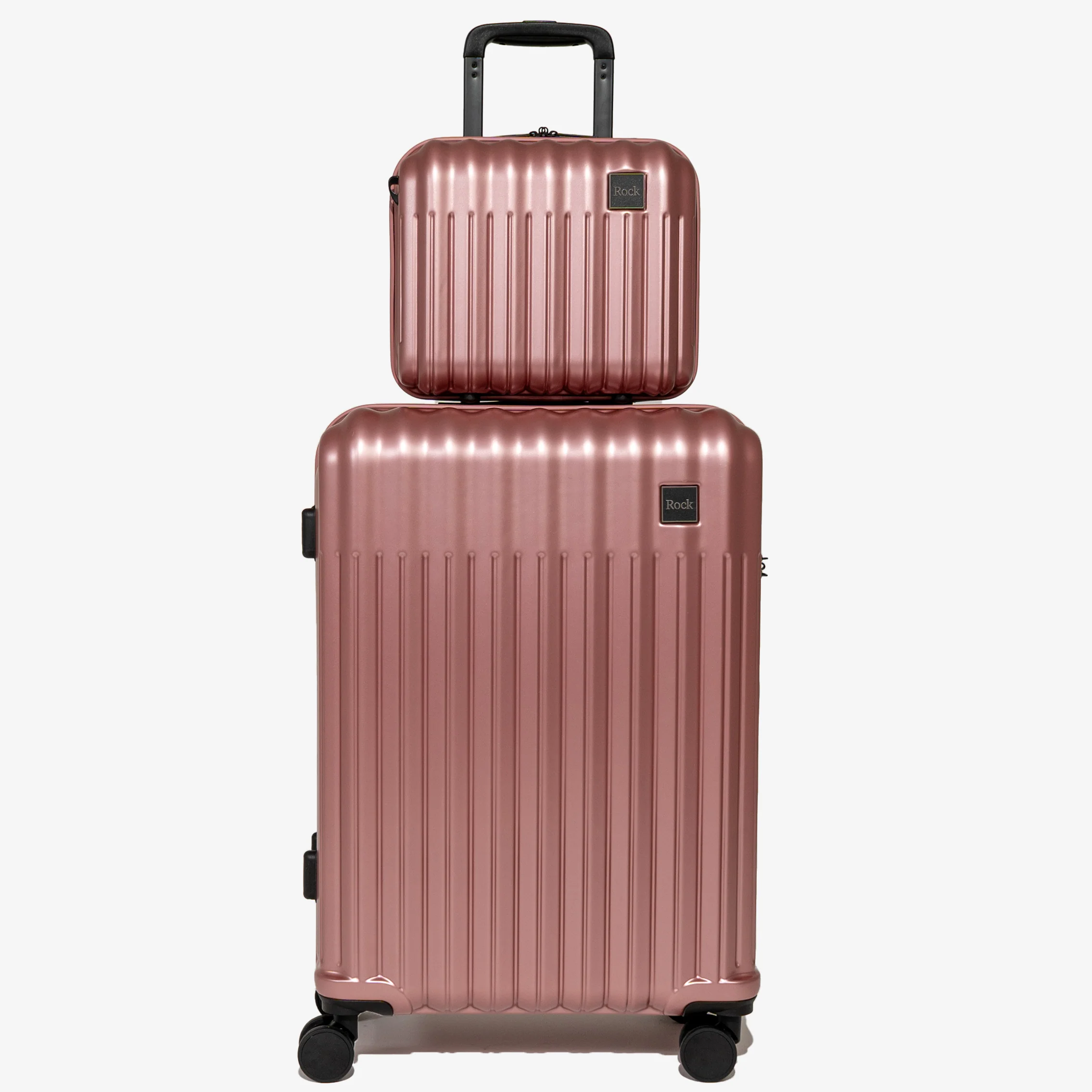 Luna Set of 5 Suitcases in Pink - Image 3