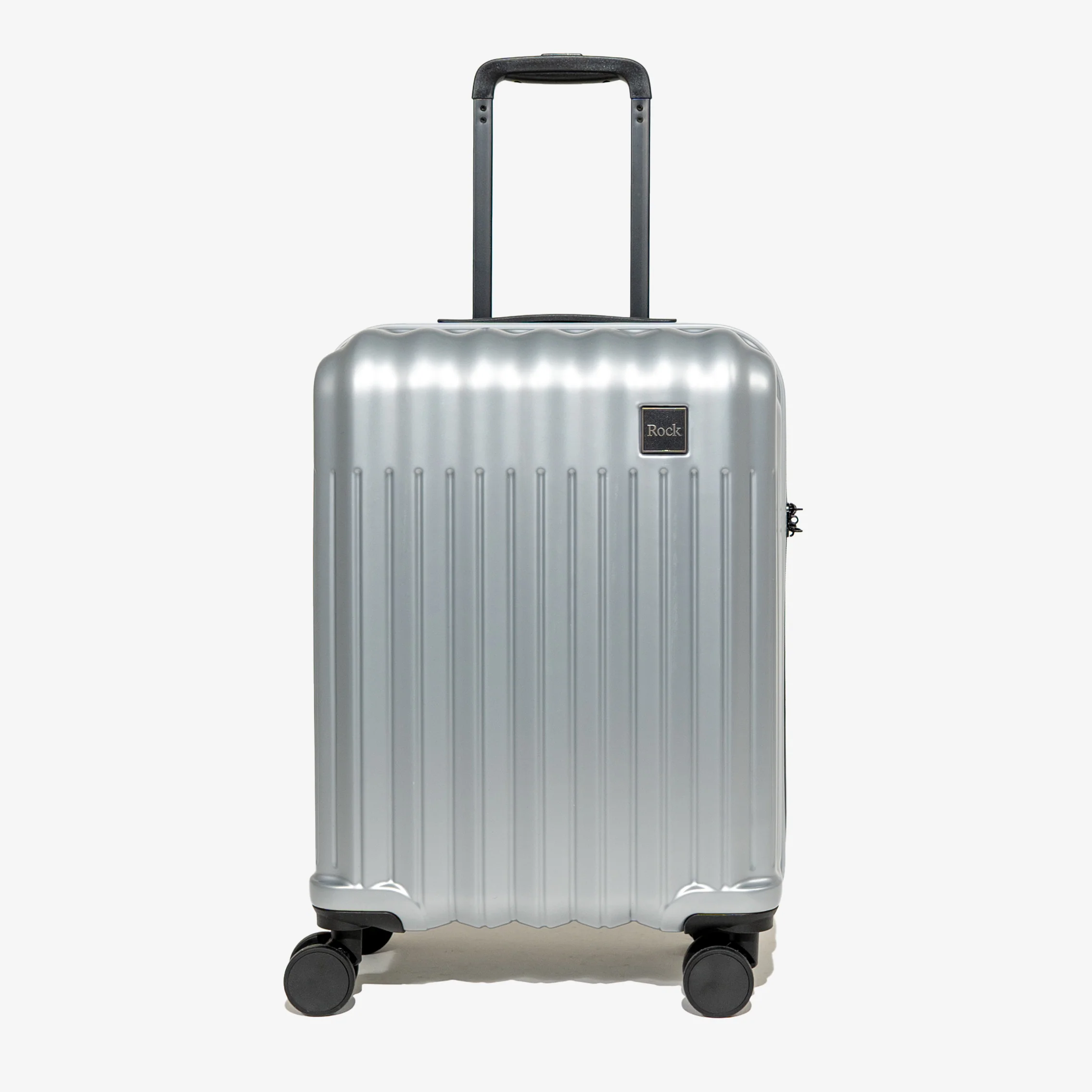 Luna Small Suitcase in Silver - Image 2