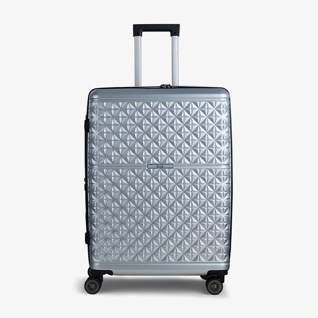 Maya Medium Suitcase in Silver - Image 2