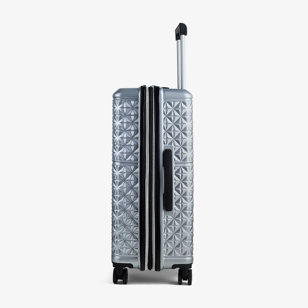 Maya Medium Suitcase in Silver - Image 3