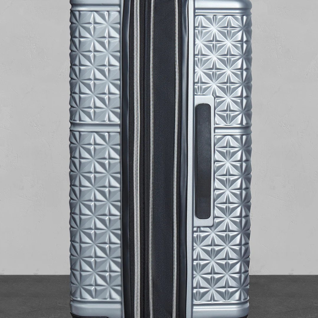 Maya Medium Suitcase in Silver - Image 7