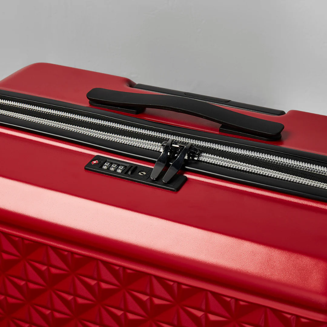 Maya Medium Suitcase in Red - Image 6