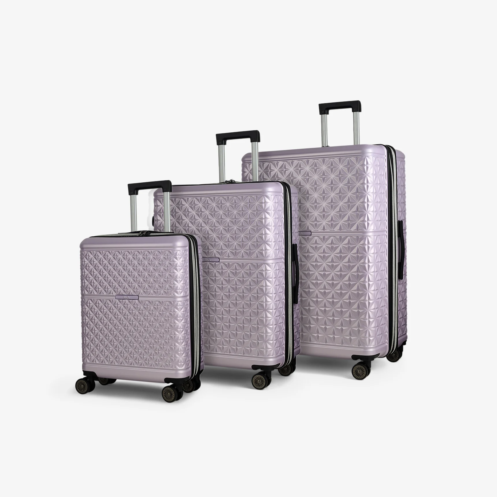 Maya Set of 3 Suitcases in Lilac