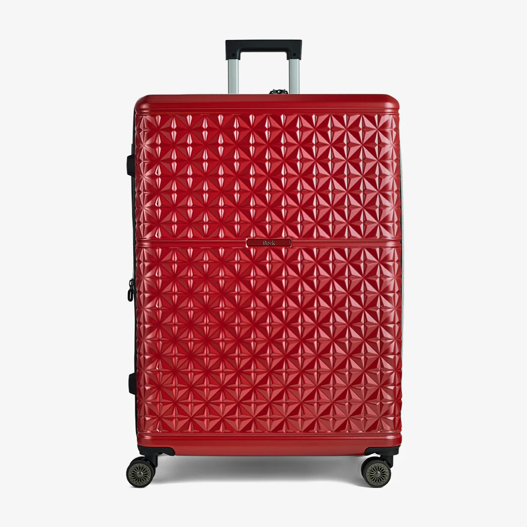 Maya Set of 3 Suitcases in Red - Image 3