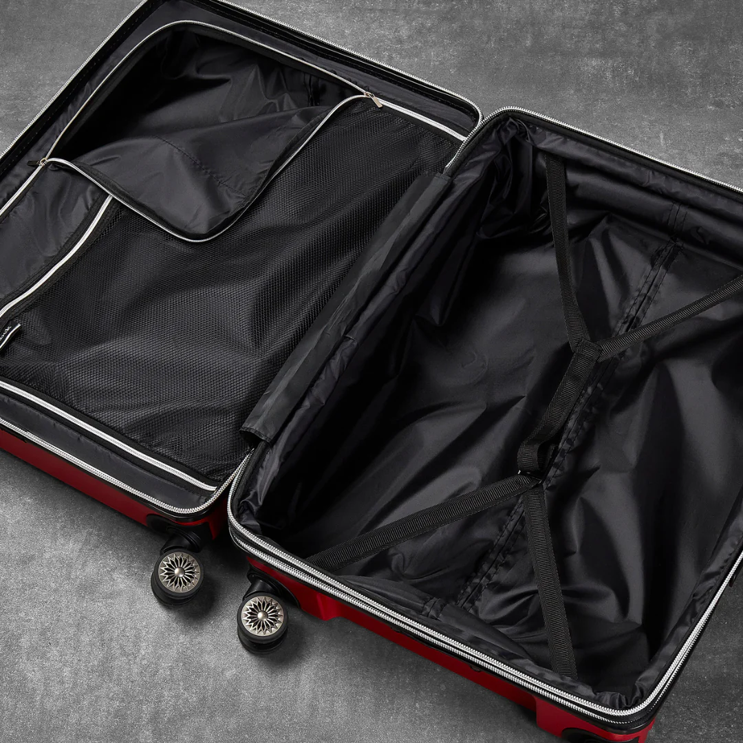 Maya Small Suitcase in Red - Image 5